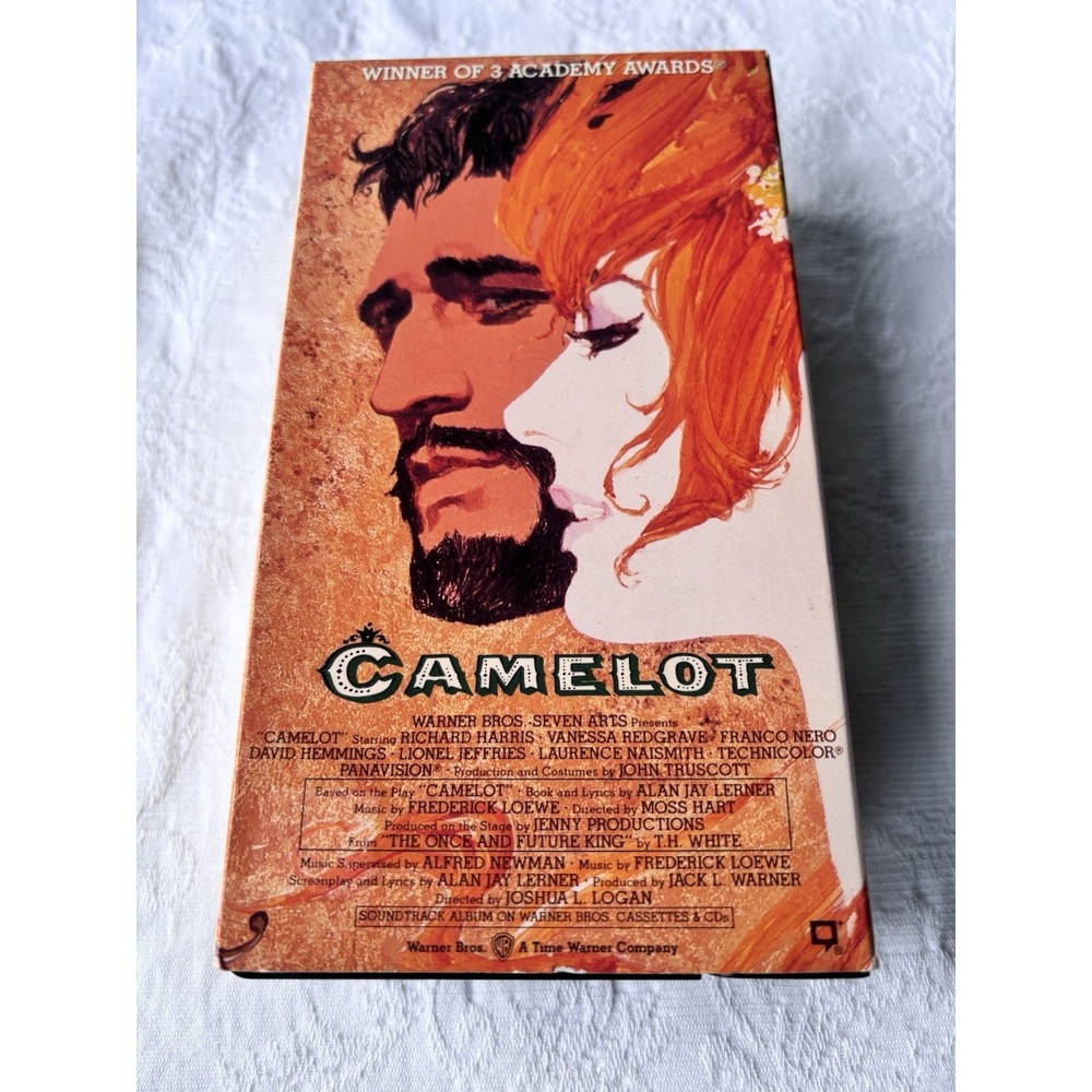 Camelot (VHS, 2-Tape Set) Warner Brothers vintage 90's